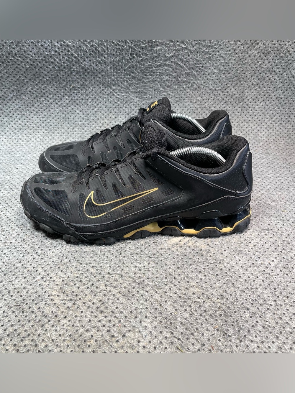 Nike Reax 8 TR Mesh Black Running Shoes Size 10.5 Men’s